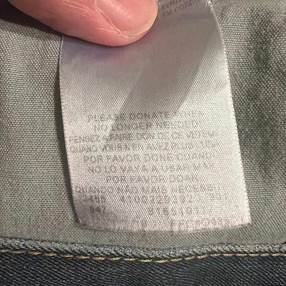 EUC Levi's Jeans Mens 34x40 Slim Straight Leg Blue Stretch Denim Mid‎ Rise (C1)